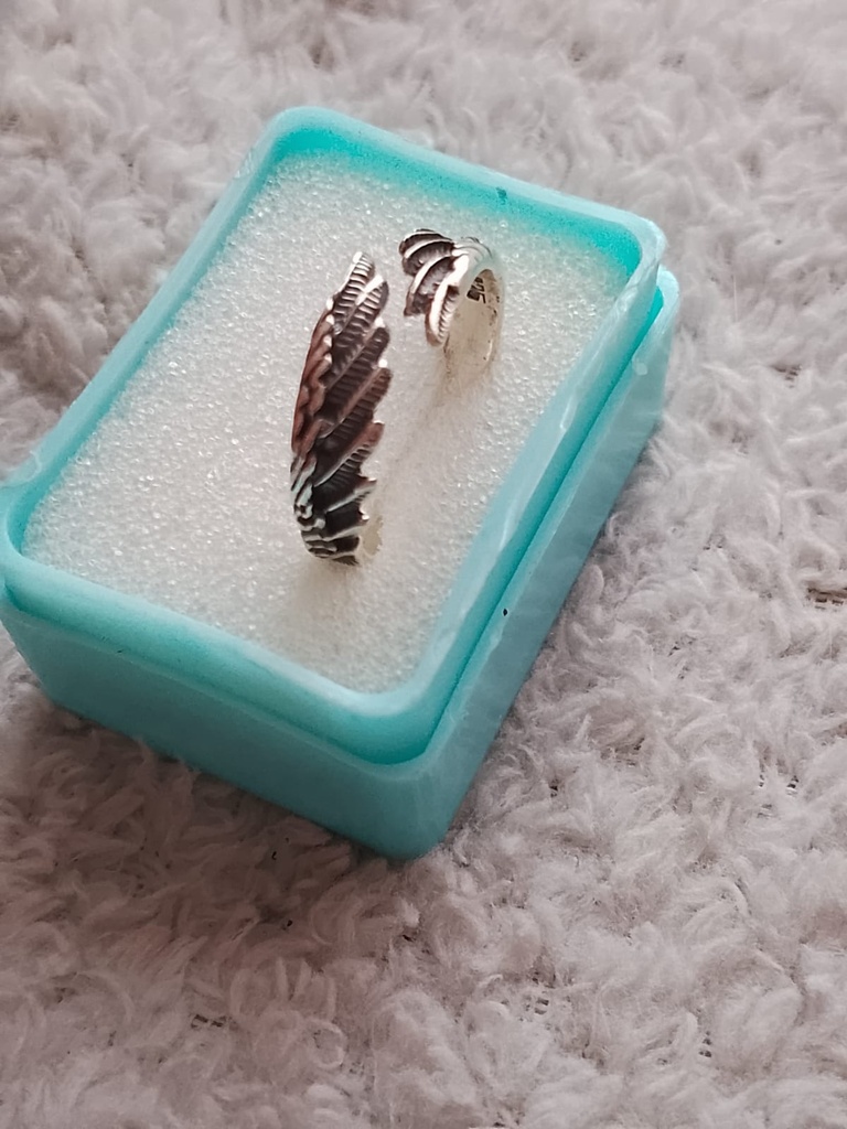 Anillo Estilo Alas Plata .925