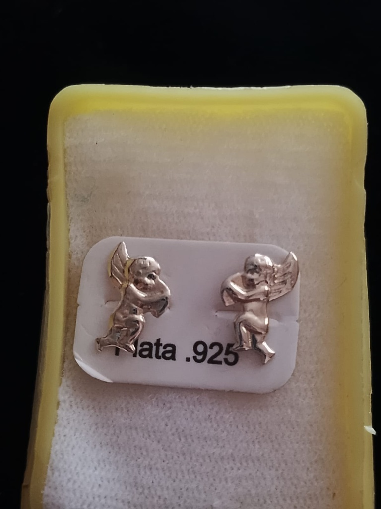 BROQUEL ANGELITOS PLATA .925