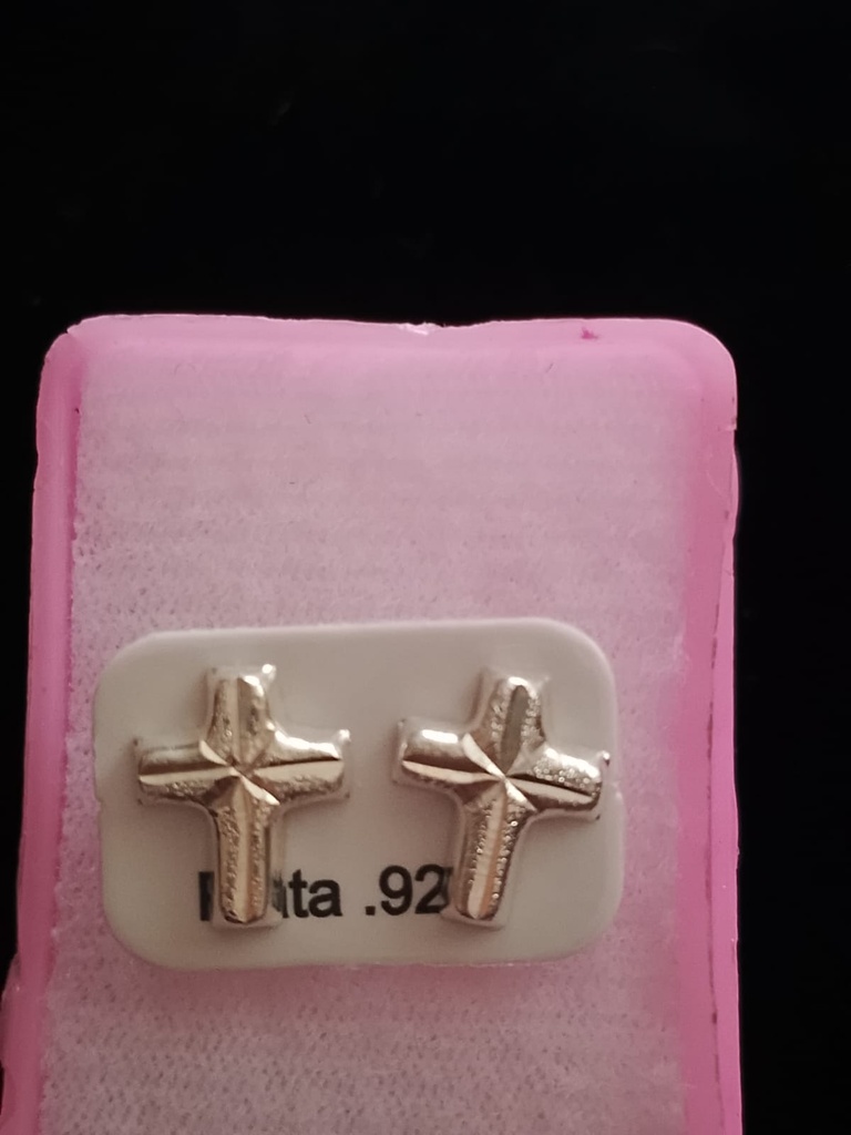BROQUEL CRUZ PLATA .925