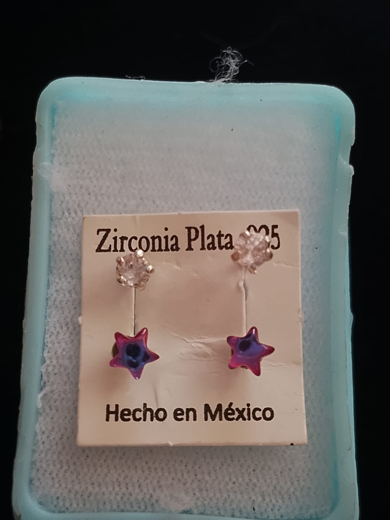 BROQUEL ESTRELLA TELEFONO PLATA .925