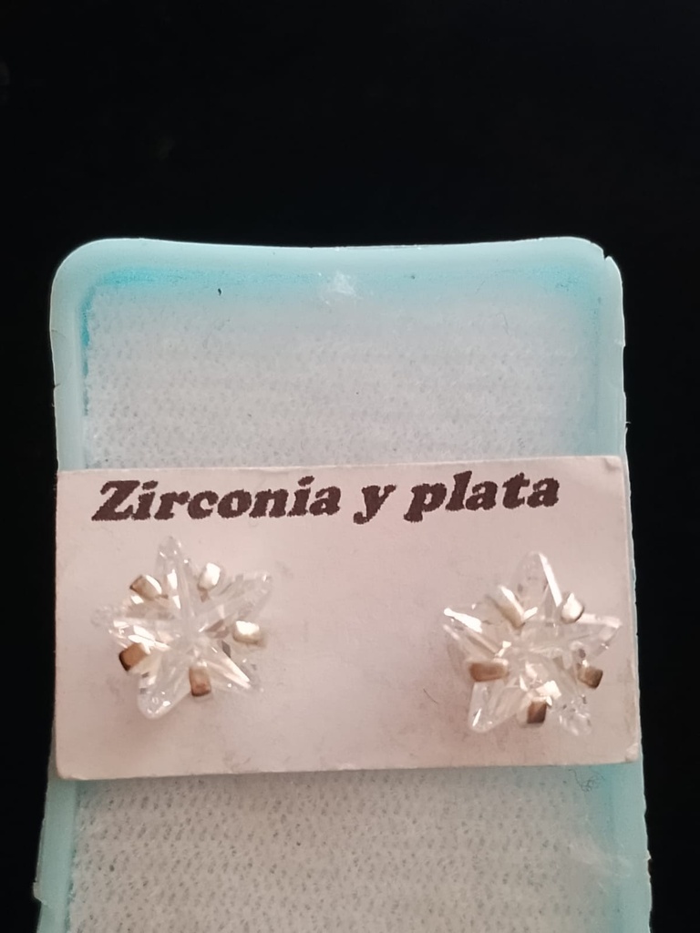 BROQUEL ESTRELLA ZICORNIA PLATA .925