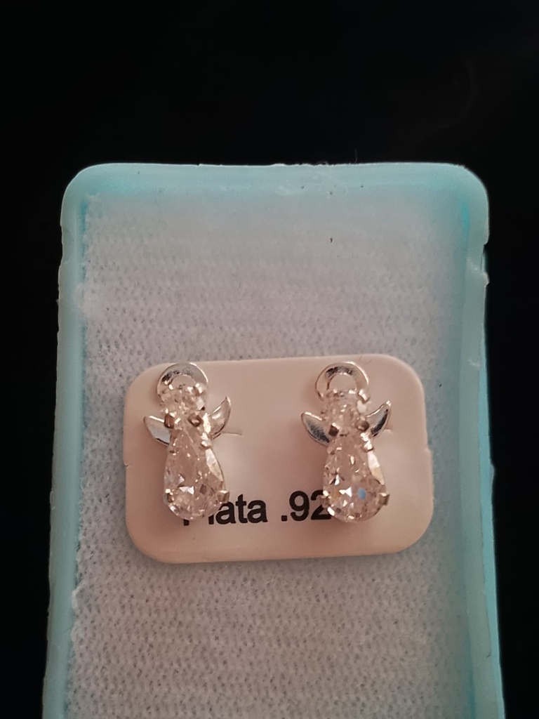 BROQUEL ZICORNIA ANGELITO PLATA .925