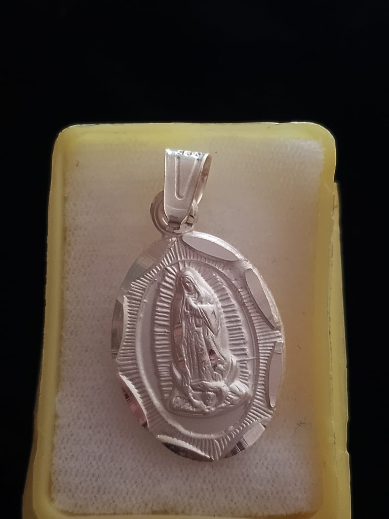 DIJE VIRGEN GUADALUPE PLATA .925