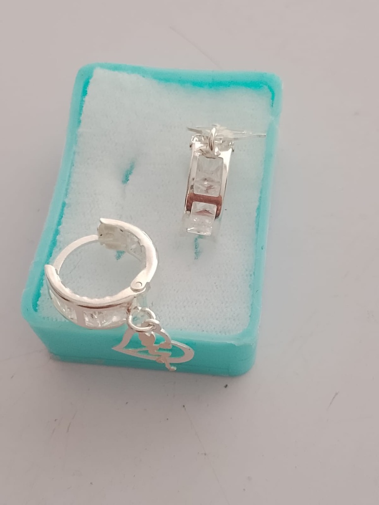 Arracadas Con Adas Plata .925