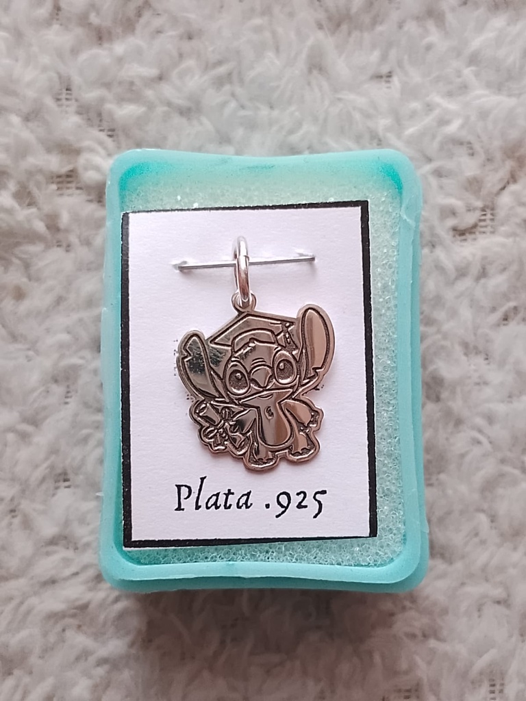 Dije Graduación Stitch 2cm Plata .925