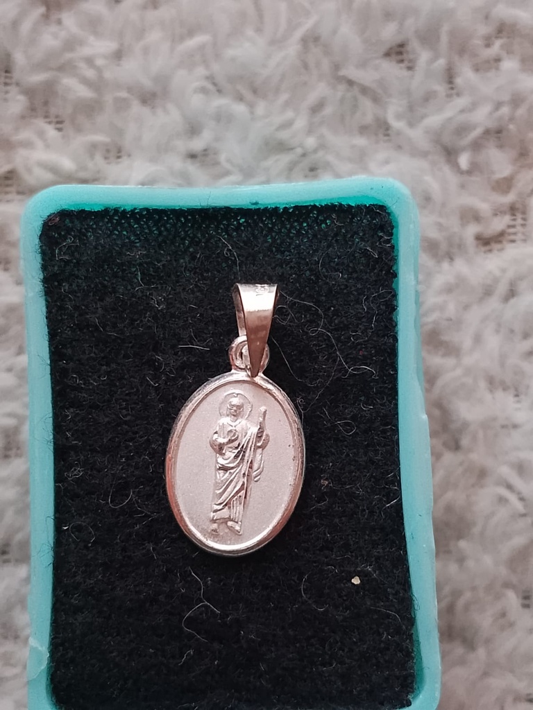 Dije San Judas Tadeo 2X1cm Plata .925