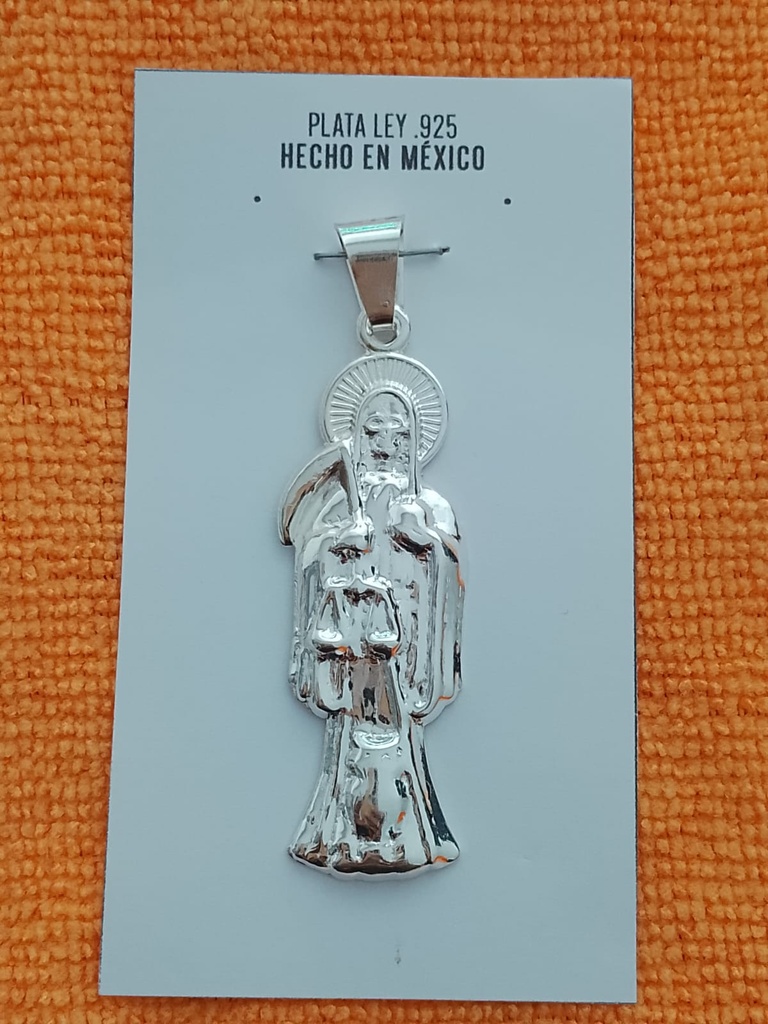 Dije Santa Muerte 6cm Plata .925