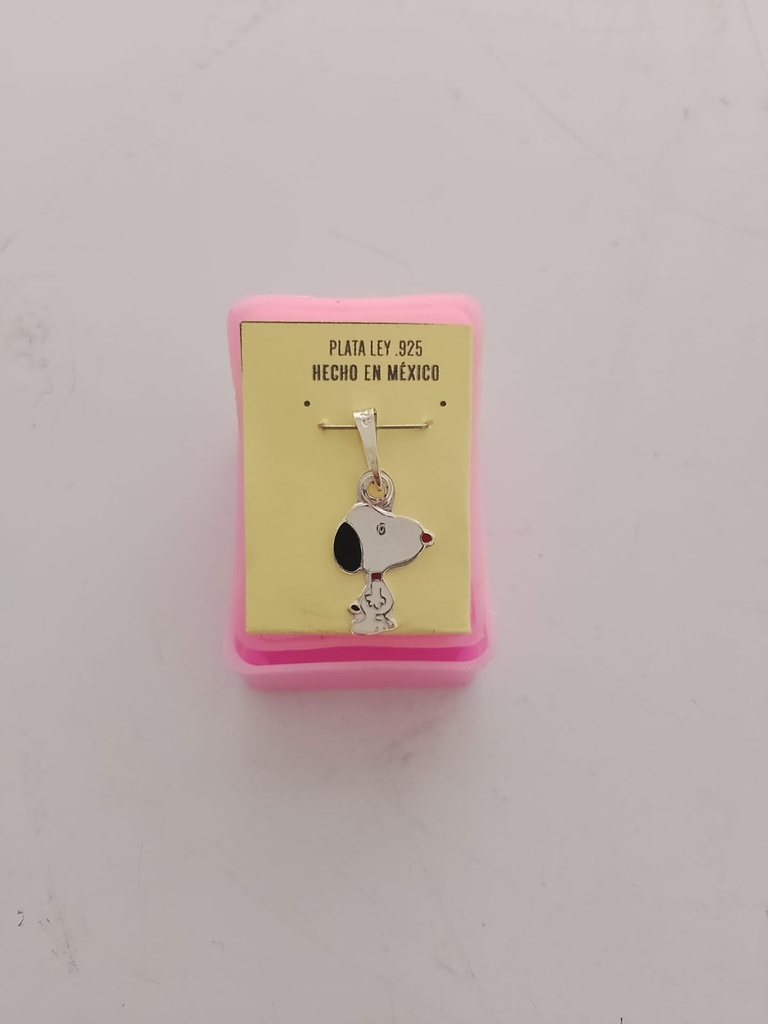 Dije Snoopy 2.5cm Plata .925