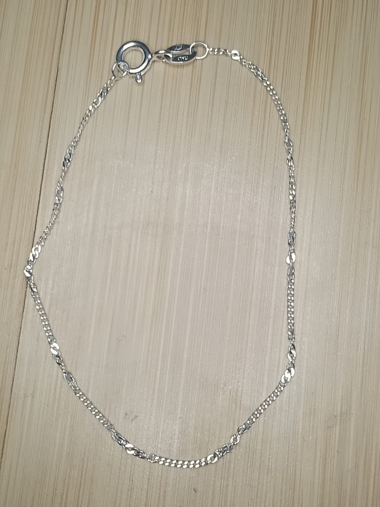 Pulso Con Diseño 18cm Plata .925