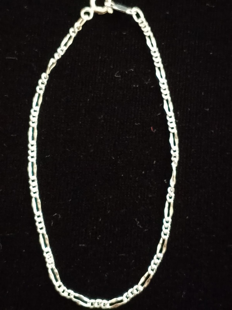 Pulso Estilo Tejido Figaro 18cm Plata .925