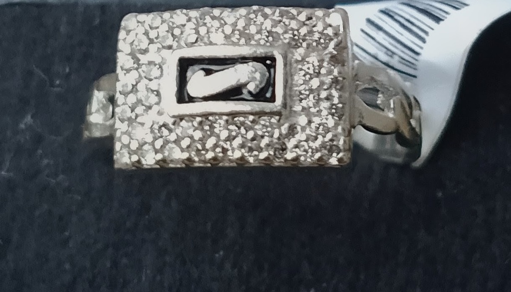 Anillo Cuadrado 8 Plata 925